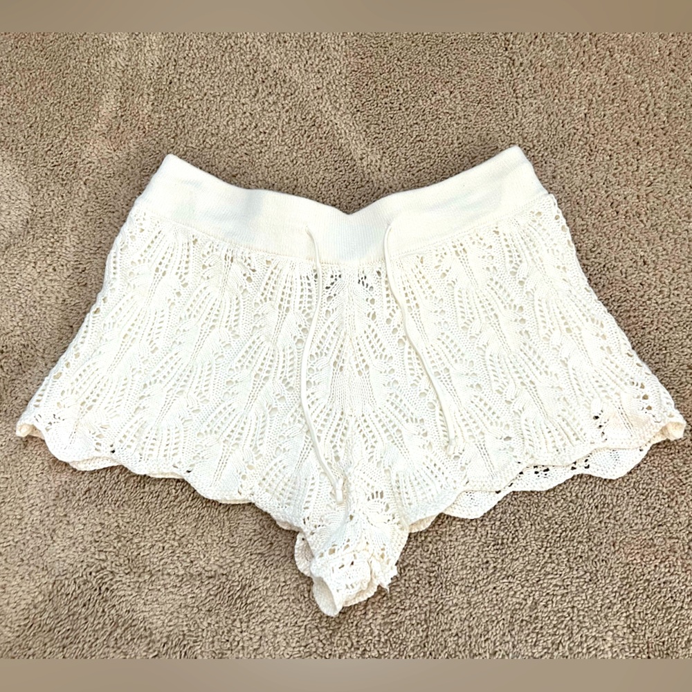 Crochet shorts